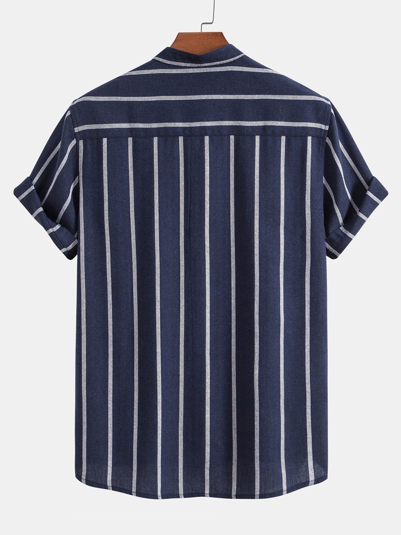 Stripes Printed Henley Shirts