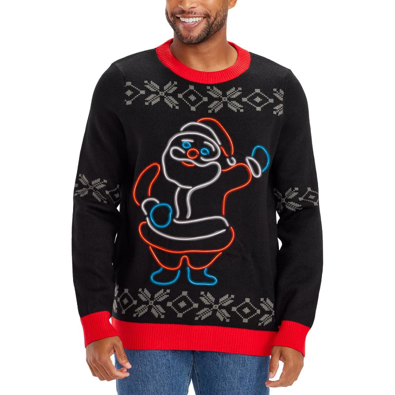 Brilliant Light Up Festive Holiday Sweater