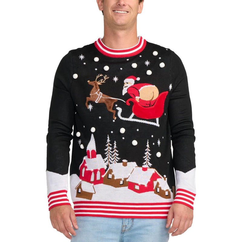 Brilliant Light Up Festive Holiday Sweater