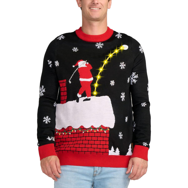 Brilliant Light Up Festive Holiday Sweater