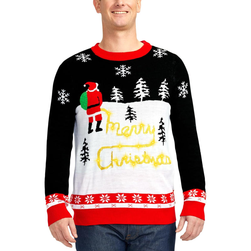 Brilliant Light Up Festive Holiday Sweater