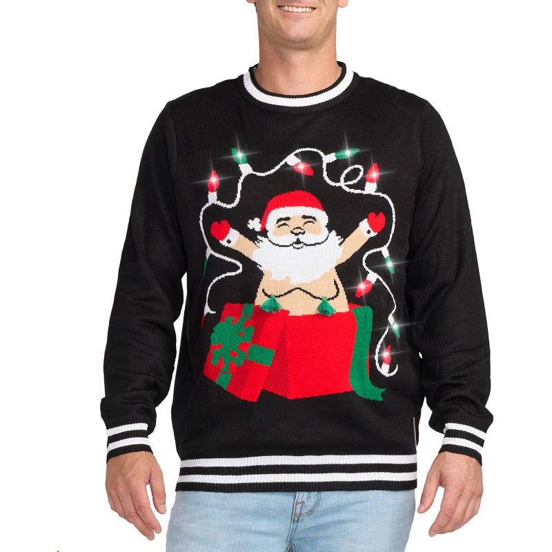 Brilliant Light Up Festive Holiday Sweater