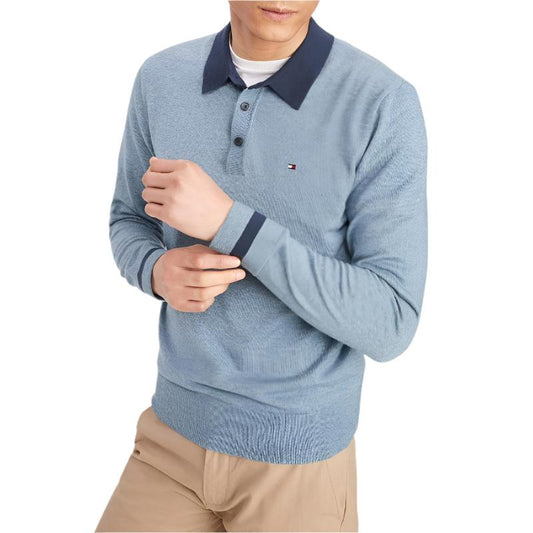 Long Sleeve Polo Sweater