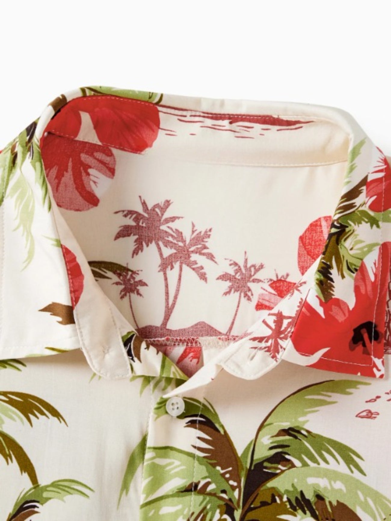 Tropical Family Matching Fashion Collection Palm And Hibiscus Printed Attire