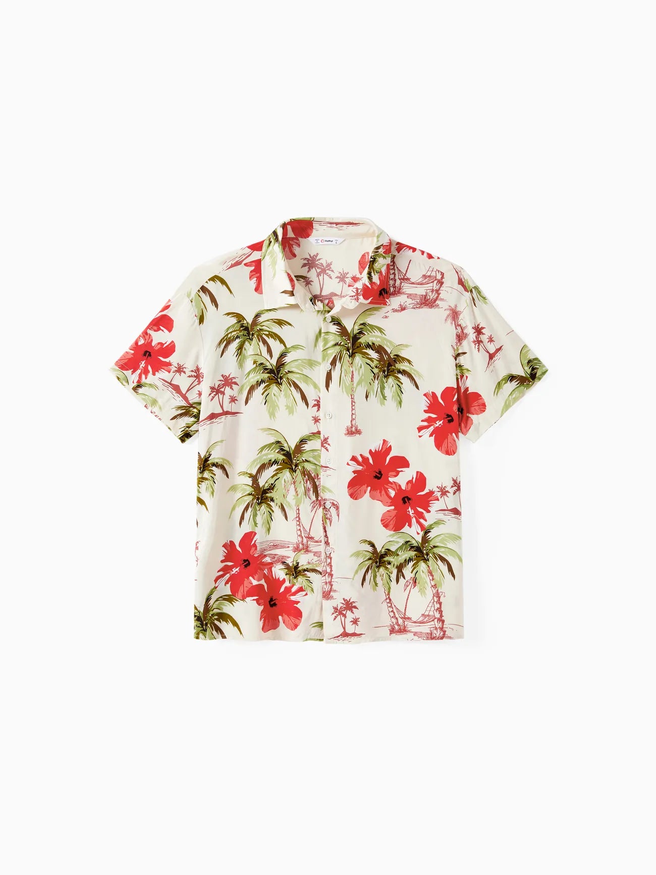 Tropical Family Matching Fashion Collection Palm And Hibiscus Printed Attire