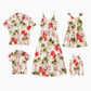 Tropical Family Matching Fashion Collection Palm And Hibiscus Printed Attire