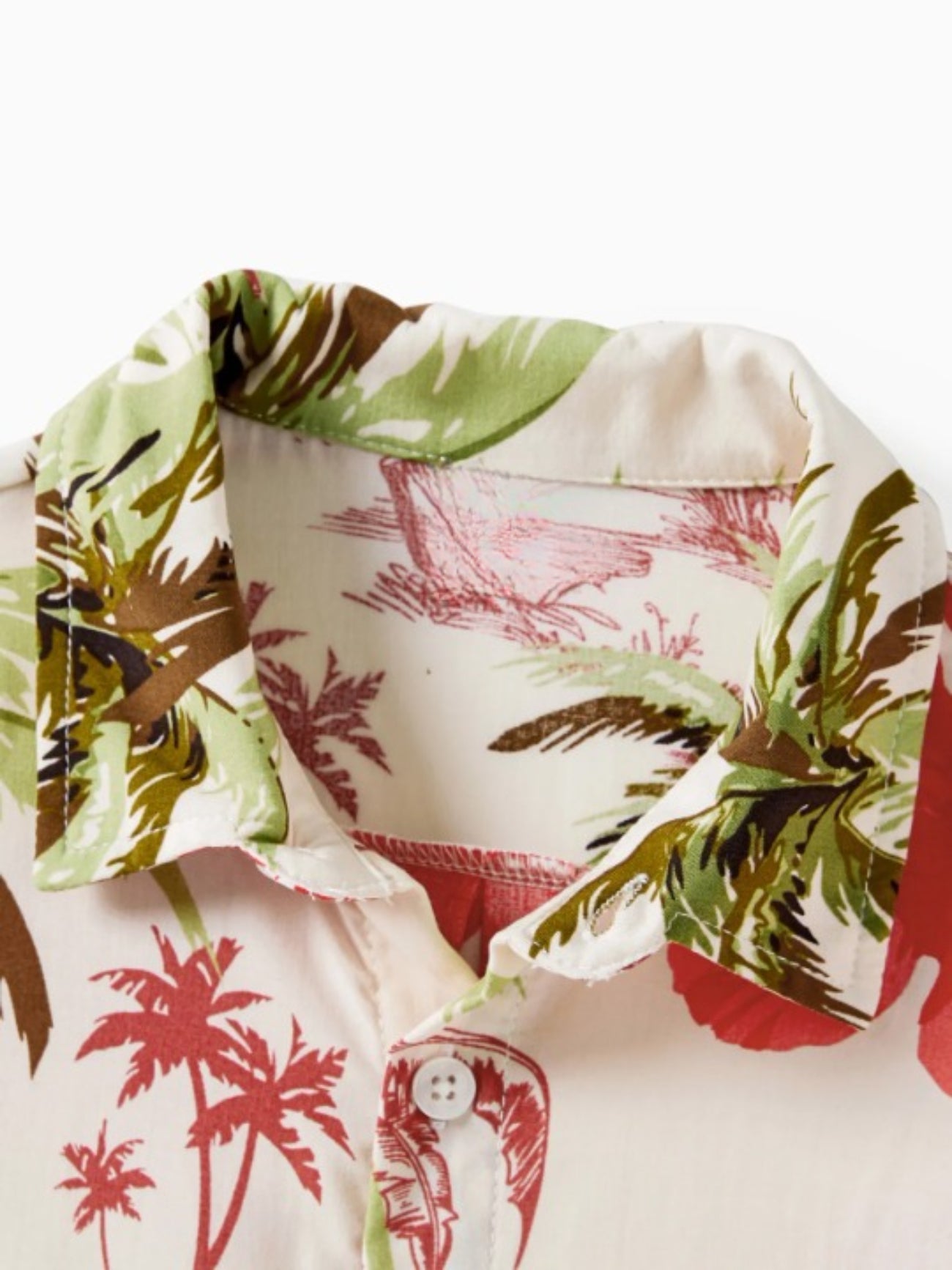 Tropical Family Matching Fashion Collection Palm And Hibiscus Printed Attire