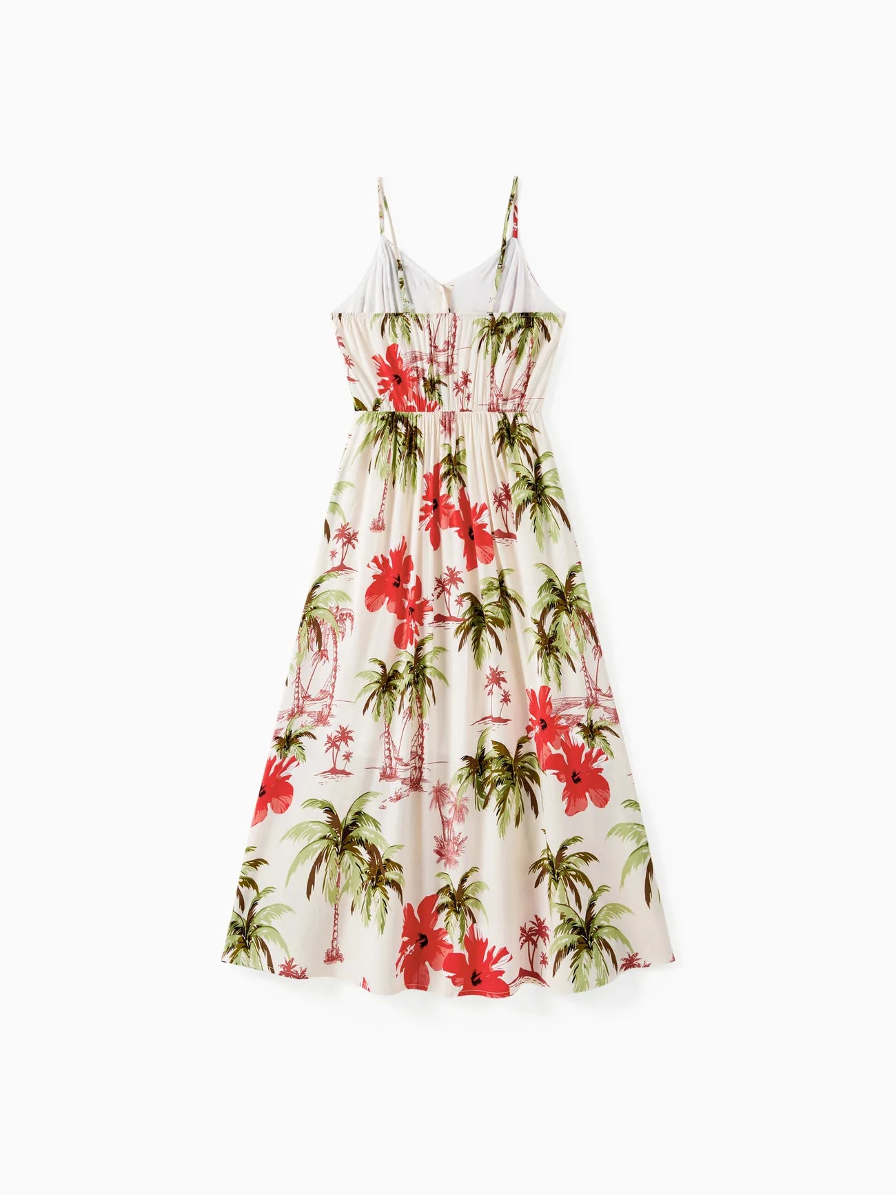 Tropical Family Matching Fashion Collection Palm And Hibiscus Printed Attire