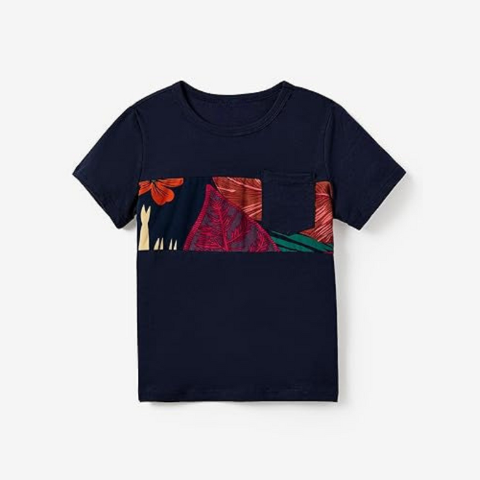 Tropical Printed Family Matching Outfits Set