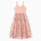 Tulle Strap Dress And Embroidered Cami Tee Family Matching Set