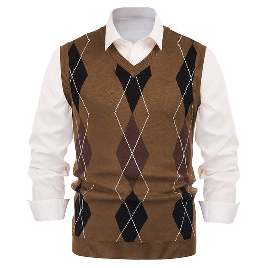 Classic Argyle Heritage Knit Vest