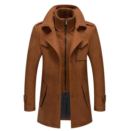 Button Closure Winter Coat