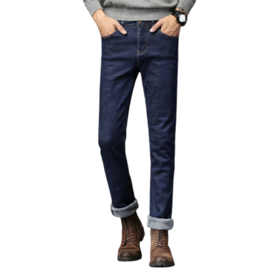 Casual Slim Fit Winter Jeans