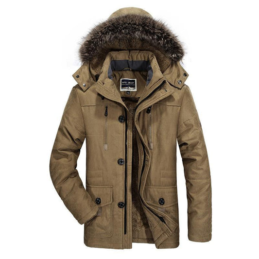 Winter Men's Warm Long Coat