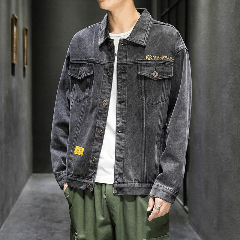 Hip Pop Streetwear Jeans Jacket