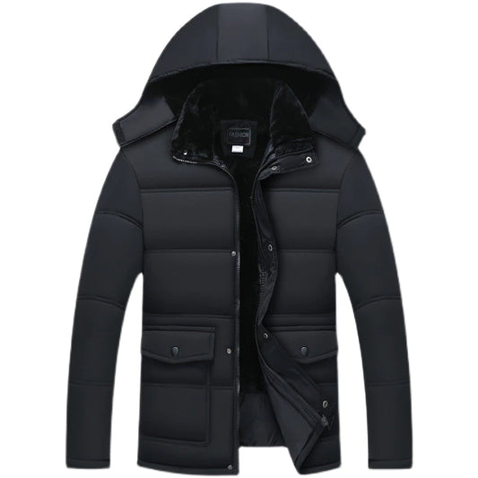 Thick Warm Hooded Winter Windproof Coat