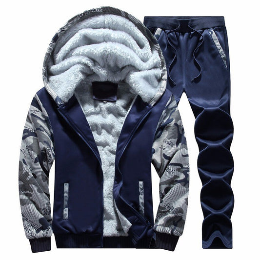 Sporting Hooded Casual Tracksuit