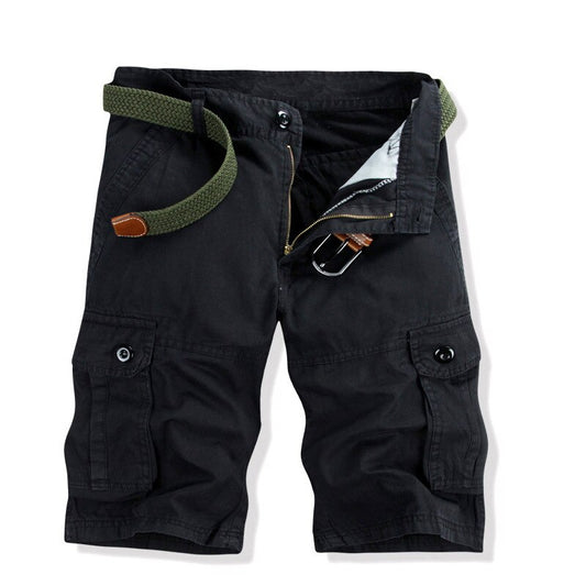 Men Casual Fashion Multi Pocket Cargo Shorts