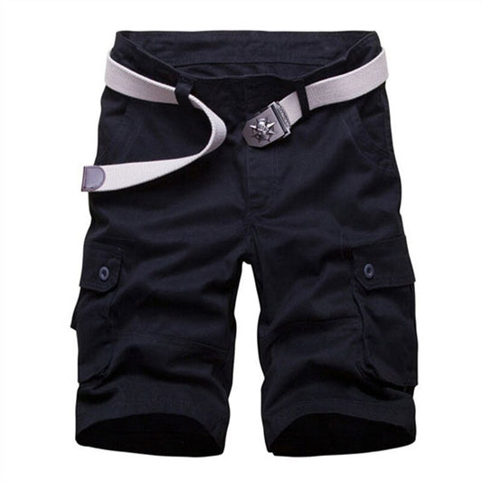 Casual Straight Solid Color Comfortable Shorts for Men