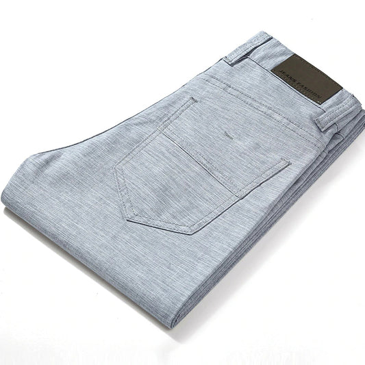 Business Casual Straight Men's Trousers