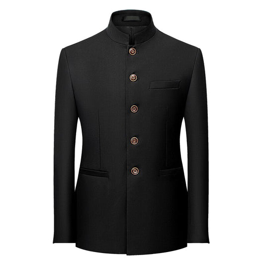 Causal Men Stand Collar Blazer Coats