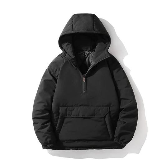 Men's Winter Streetwear Hooded Warm Coat