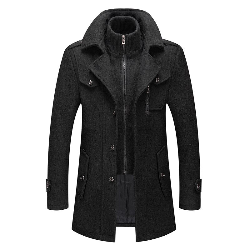 Winter Warm Double Neck Trench Coat