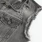 Men's Ripped Hip Hop Denim Vest