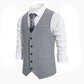 Men Striped Suit Vests