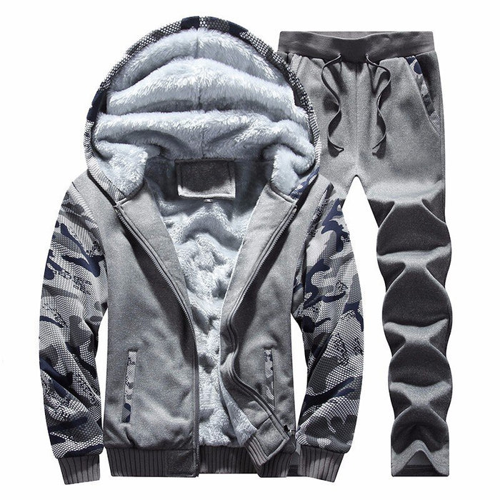 Sporting Hooded Casual Tracksuit