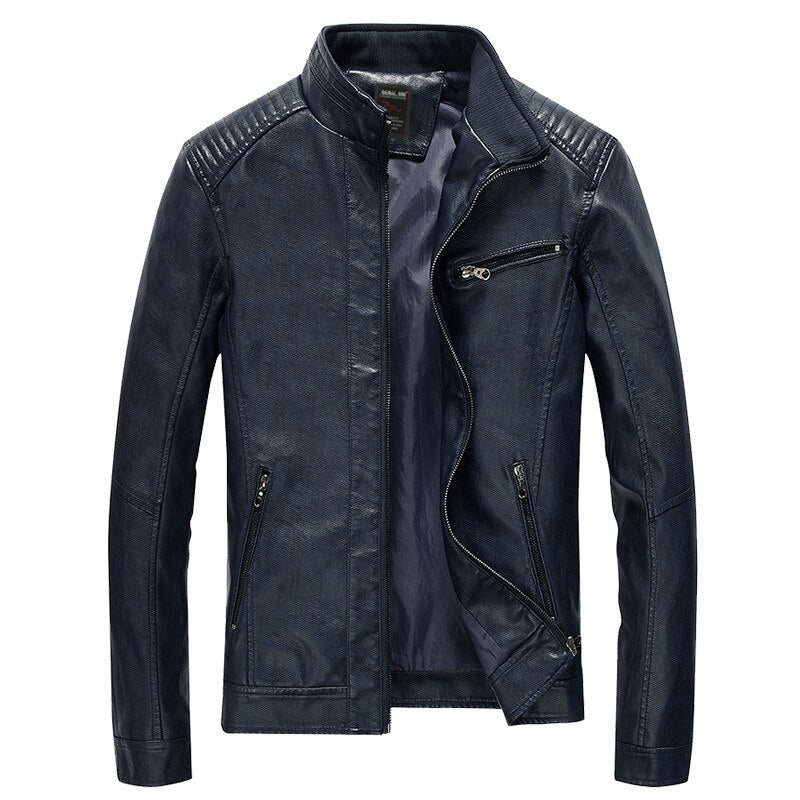 Streetwear Pilot Leather Jacket Coats