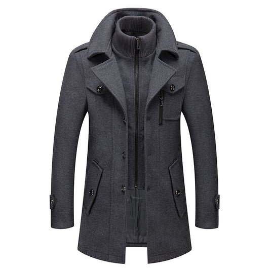 Winter Warm Double Neck Trench Coat