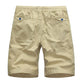Solid Cargo Jogger Drawstring Short For Men