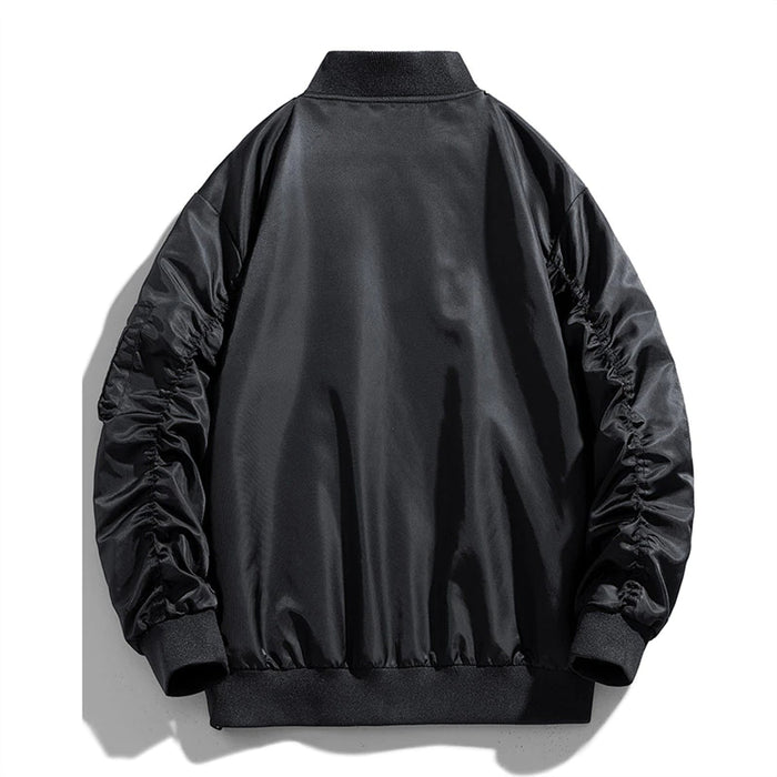 Zipper Pockets Winter Men's Bomber Jacket