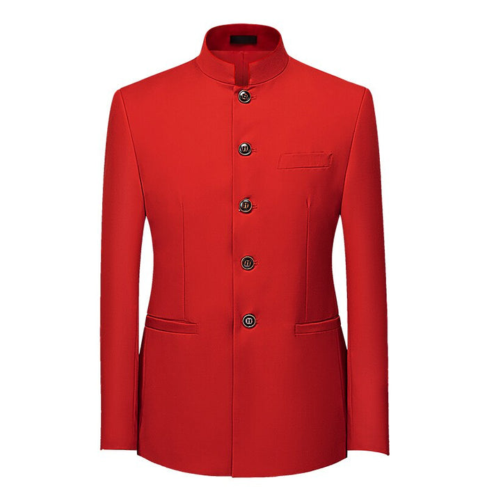 Causal Men Stand Collar Blazer Coats