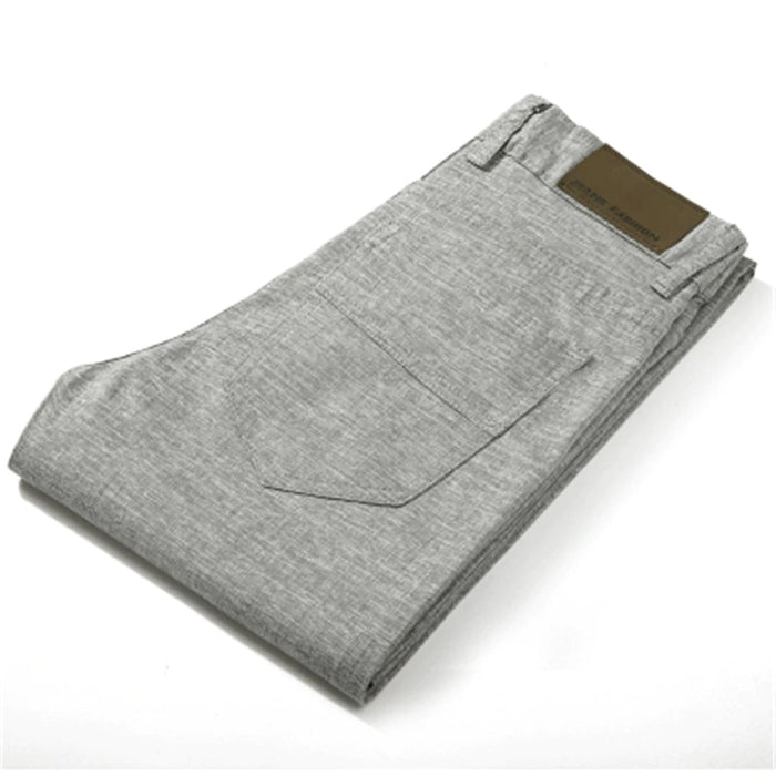 Business Casual Straight Men's Trousers