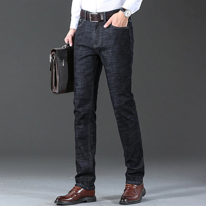 Men's Straight Stretchy Casual Jeans
