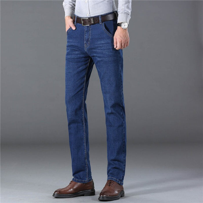Men's Straight Stretchy Casual Jeans