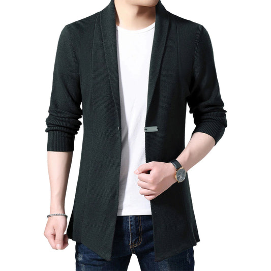 Men's Spring Single Button Cardigan