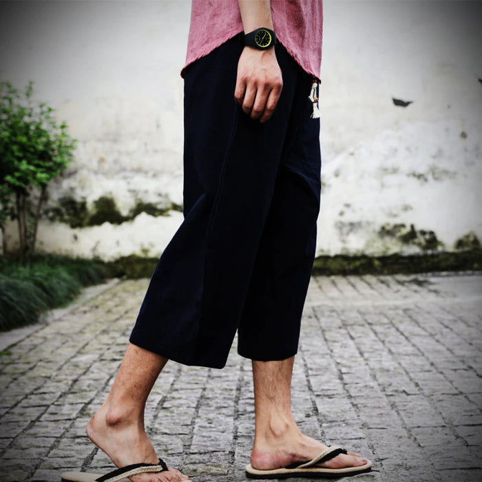 Summer Loose Calf Length Pants