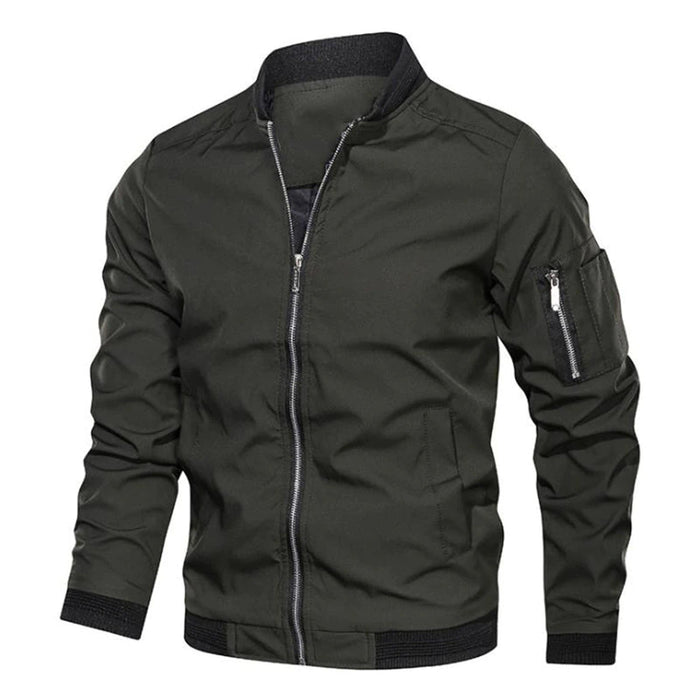 Spring Autumn Men's Zippers Casual Jacket