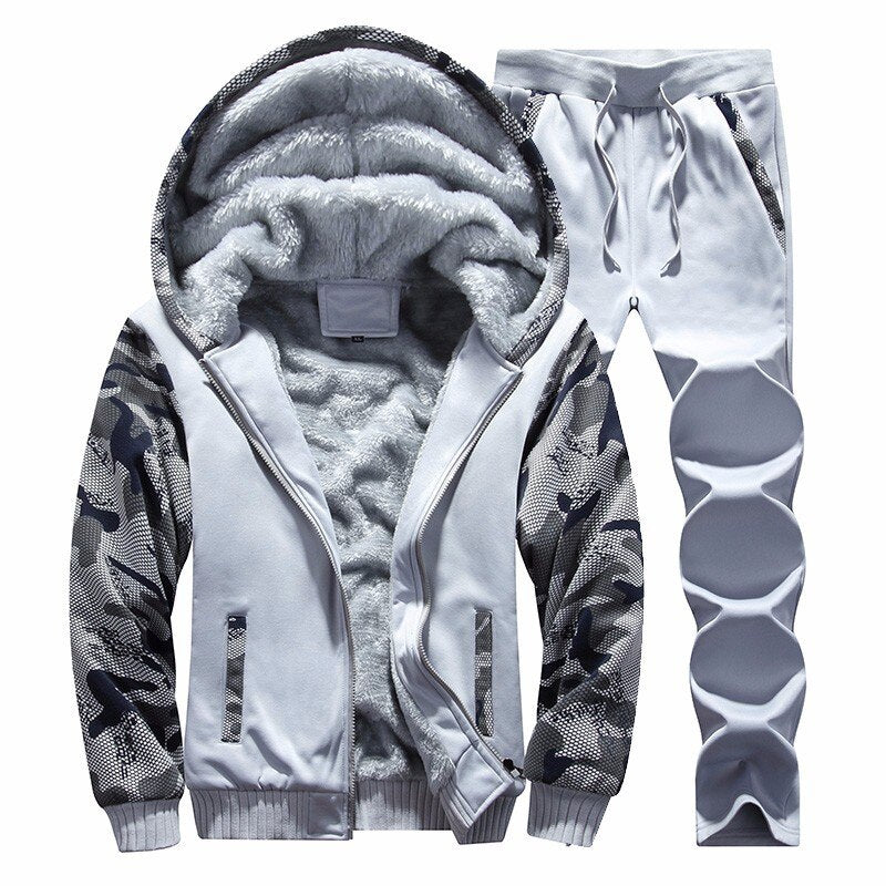 Sporting Hooded Casual Tracksuit