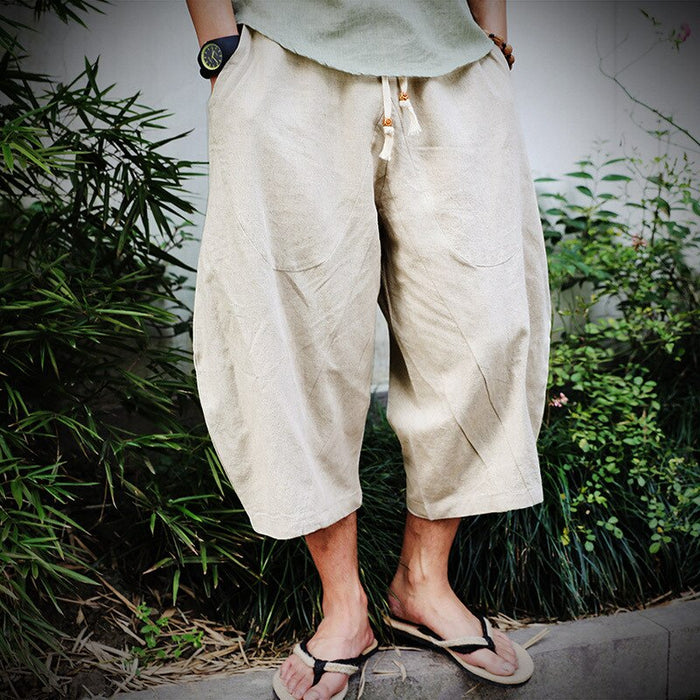 Summer Loose Calf Length Pants