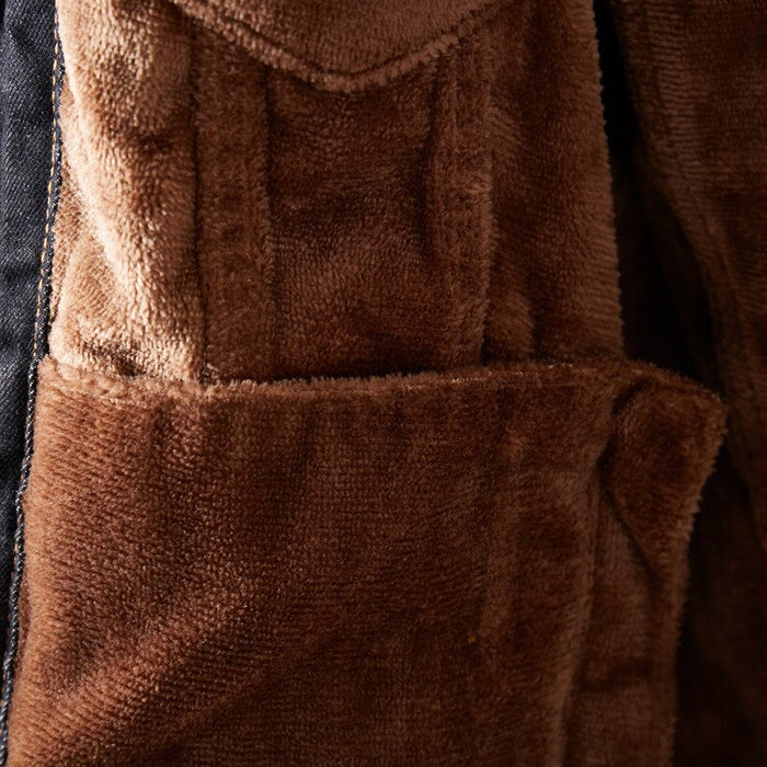 Winter Outerwear Warm Denim Jacket
