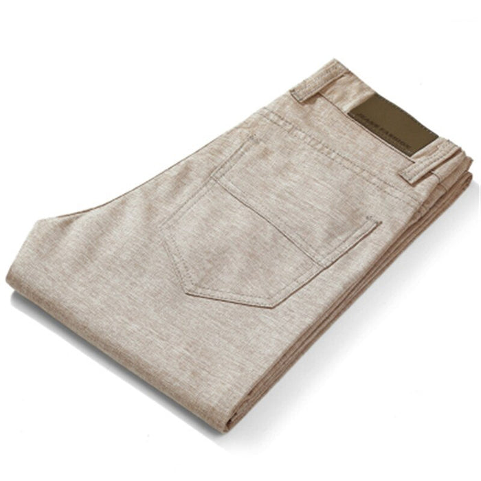 Business Casual Straight Men's Trousers