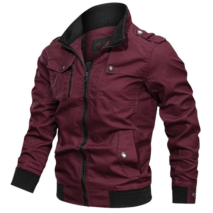 Windbreaker Autumn Causal Bomber Jacket