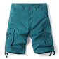 Summer Solid Color Cargo Shorts For Men