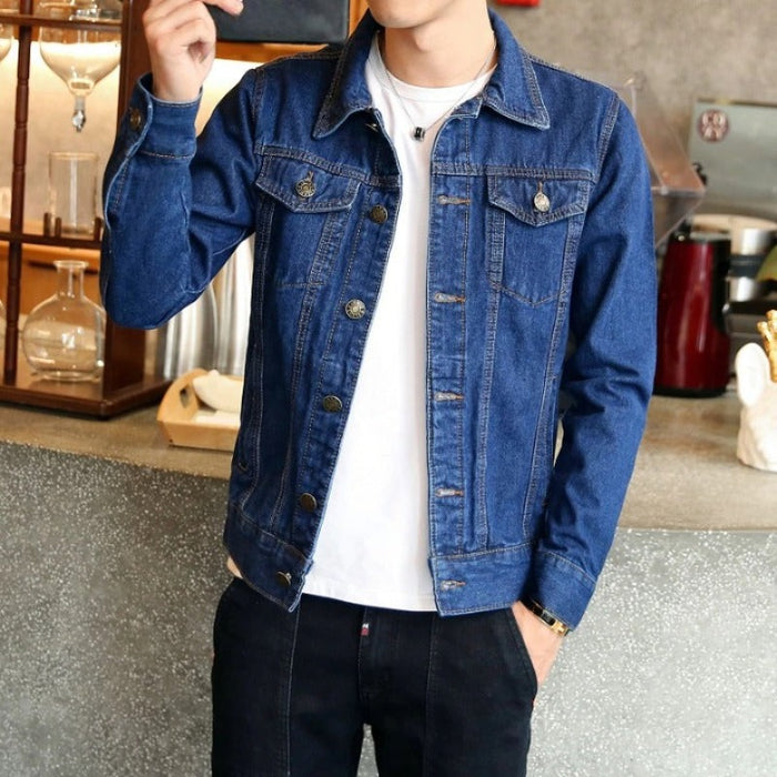 Men's Stand Collar Bomber Jacket