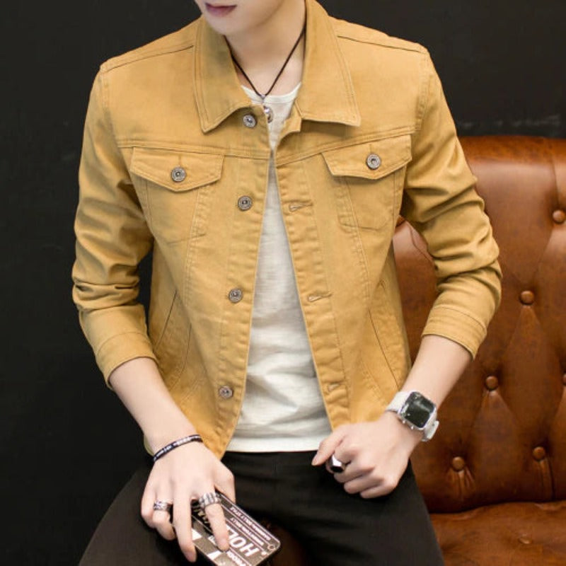 Slim Fit Jeans Pocket Jacket