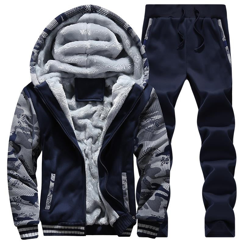 Sporting Hooded Casual Tracksuit